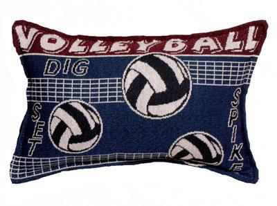 SHA P805024 Set of 2 Volleyball Spike Decorative Throw Pillow 9 in. x 12 in.