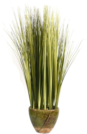 Vintage Home VHFA0176 Laura Ashley Onion Grass in Ceramic Container