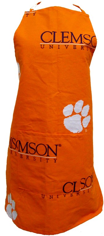 Cleapr Clemson Apron 26 In.x35 In. With 9 In. Pocket