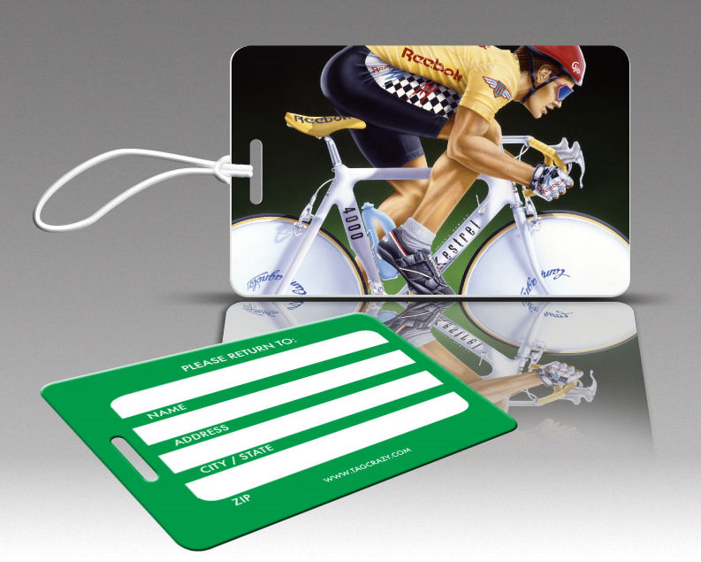 770619 Tagcrazy Luggage Tags- Cycling- Set Of Three