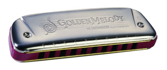Hohner HO54220C Gold Melody Harmonica Key C
