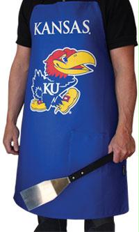 DGT GTAPRONKAN Pack of 2 Premium NCAA Apparel University of Kansas BBQ Grilling Aprons
