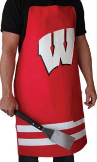DGT GTAPRONWIS Pack of 2 Premium NCAA Apparel University of Wisconsin BBQ Grilling Aprons