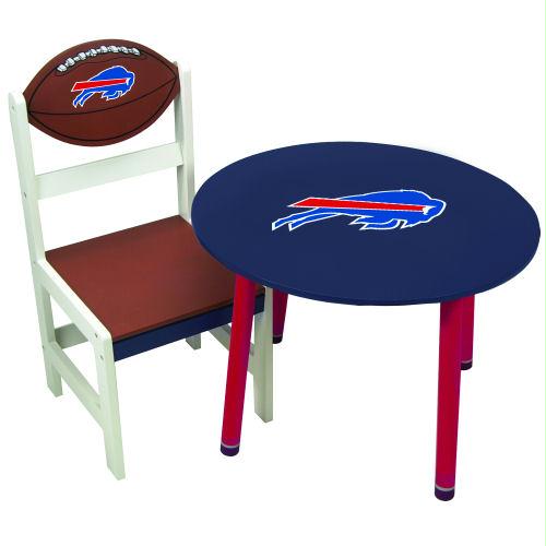 SCS 09437 NFL Buffalo Bills Childrens Wooden Team Table
