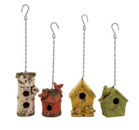Lighting Business 401314 Mercade Birdhouses  Set of 4
