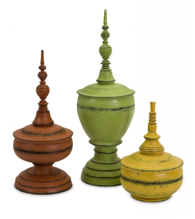 Lighting Business 295393 Misa Finials  Set of 3