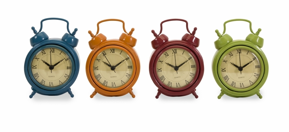 Lighting Business 295564 Corblin Desk Clocks Set of 4