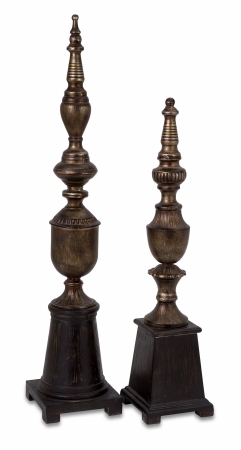 Lighting Business 470272 Finials  Set of 2