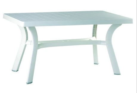 Isp182-whi Roma 31 X 55 Table - White- Set Of 1