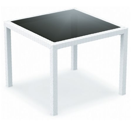 Isp870-whi Miami Table - White- Set Of 1