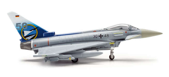1-200 Scale Military He554466 Luftwaffe Eurofighter Typhoon 1-200 Jg74 50 Jahre
