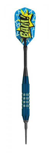 20-2201-18 Comix Blue Soft Tip Darts - 18 Gram