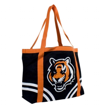 ProFANity by Littlearth 73015BENG NFL Cincinnati Bengals Canvas Tailgate Tote