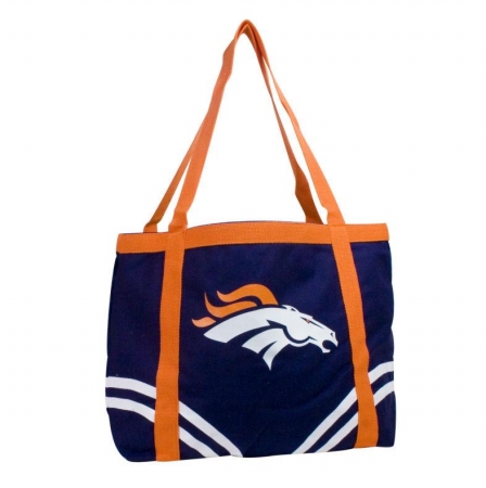 ProFANity by Littlearth 73015BRNC NFL Denver Broncos Canvas Tailgate Tote