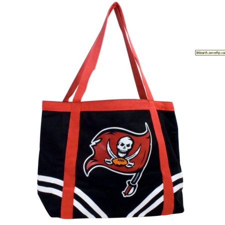 ProFANity by Littlearth 73015BUCC NFL Tampa Bay Buccaneers Canvas Tailgate Tote