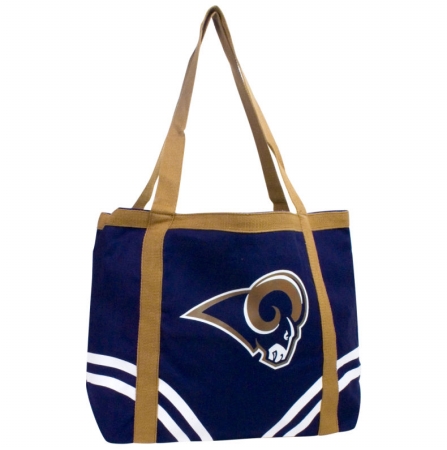 ProFANity by Littlearth 73015RAMS NFL St Louis Rams Canvas Tailgate Tote