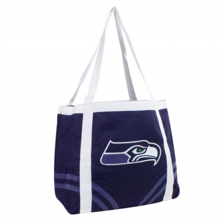 ProFANity by Littlearth 73015SEAH NFL Seattle Seahawks Canvas Tailgate Tote
