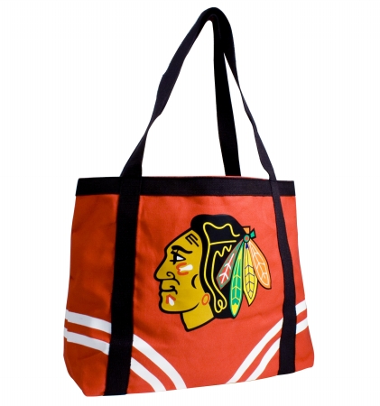 ProFANity by Littlearth 75015HWKS NHL Chicago Blackhawks Canvas Tailgate Tote