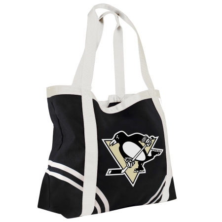 ProFANity by Littlearth 75015PENS NHL Pittsburgh Penguins Canvas Tailgate Tote