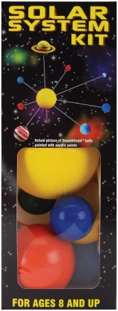 438687 Styrofoam Solar System Kit-painted