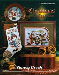STONEY CREEK BOOKS-Christmas Joy. Perfect patterns for hand-made holiday decorations! This volume features three large counted cross stitch patterns (Christmas Plate; Christmas Stocking; and a Standard Christmas Pattern); plus a color conversion chart and general cross stitch instructions. Softcover: 13 pages. Made in USA.<br><br>Dimensions: <li>Height: 11<li>Width: 8.5<li>Depth: 0.1