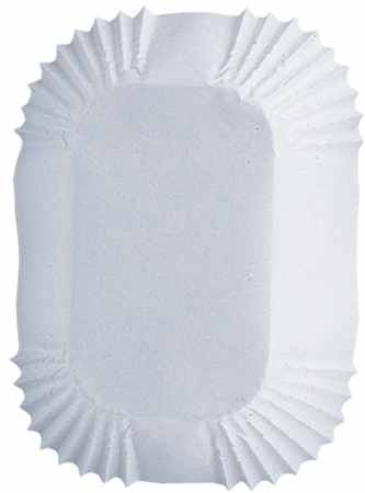 489807 Petite Loaf Baking Cups -white 50-pkg