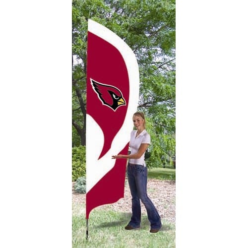 Party Animal TTAC Cardinals Arizona Tall Team Flag with Pole