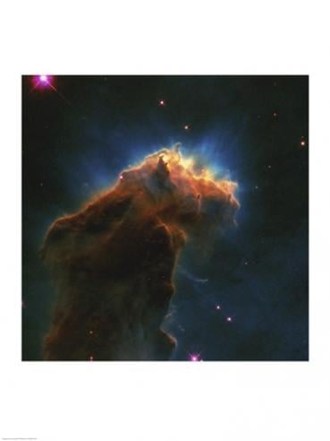 Stars Emerging From Molecular Cloud Eagle Nebula -m-16- -18 X 24- Poster Print