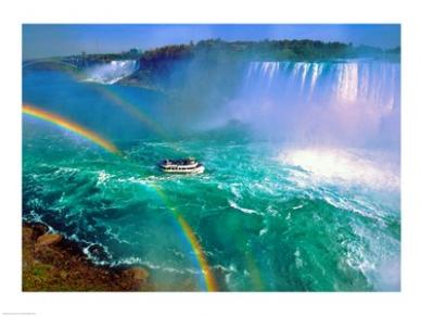 Sal1346781 Horseshoe Falls Niagara Falls Ontario Canada -24 X 18- Poster Print