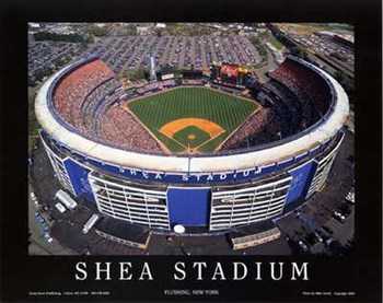 Telae044 Shea Stadium - Flushing New York Poster Print By Mike Smith -10 X 8-