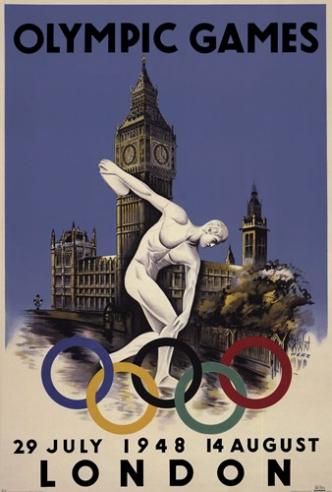 Art Prints Pyrpp32468 London 1948 Olympics -24 X 36- Poster Print