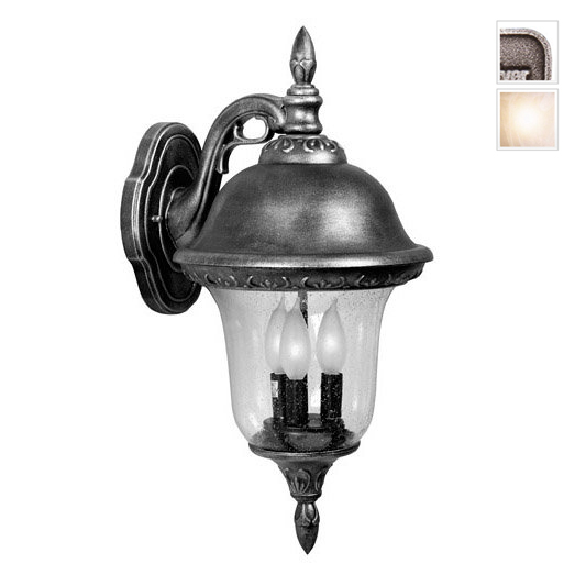 F-3991-sw-ab Large Top Mount Light With Alabaster Glass-swedish Silver