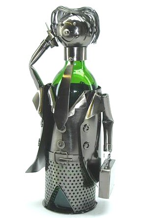 Zb650 Wine Bottle Holder - Businessman