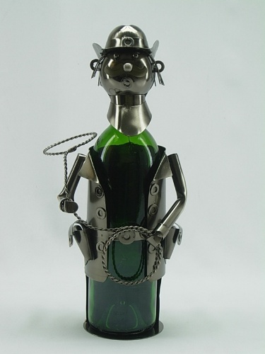 Zb810 Wine Bottle Holder - Cowboy Boot