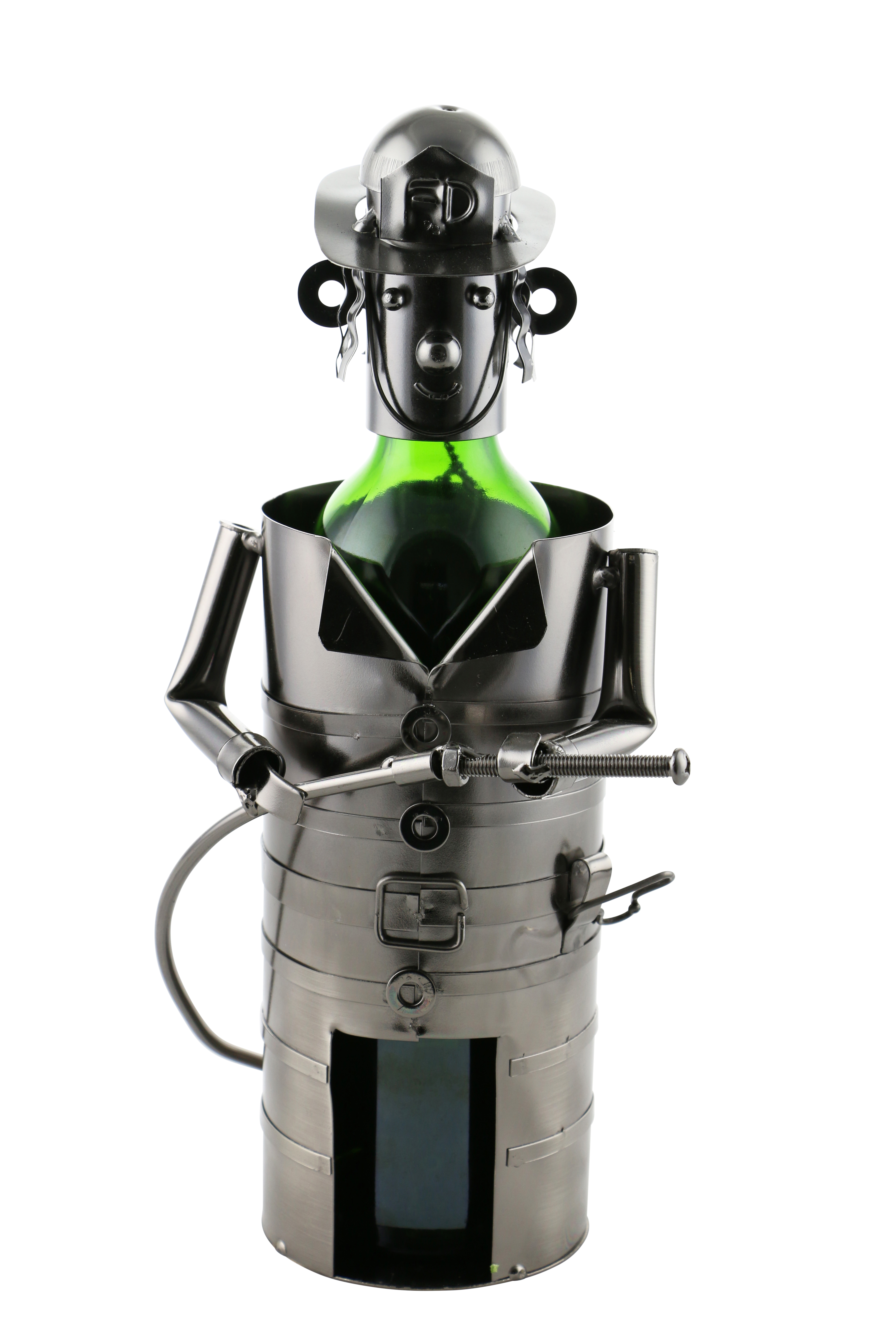 Zb820 Wine Bottle Holder - Fireman