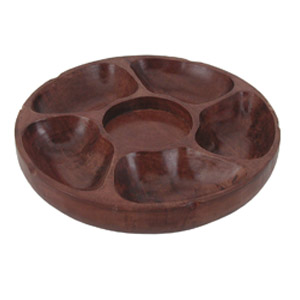 Update International PP512 12 in. Pu Pu Platter#44; 5 Compartments