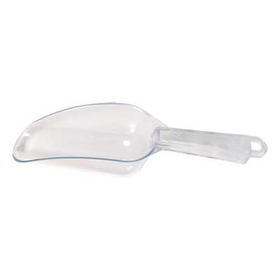 Update International SCP6C 6oz Clear Polycarbonate Scoops