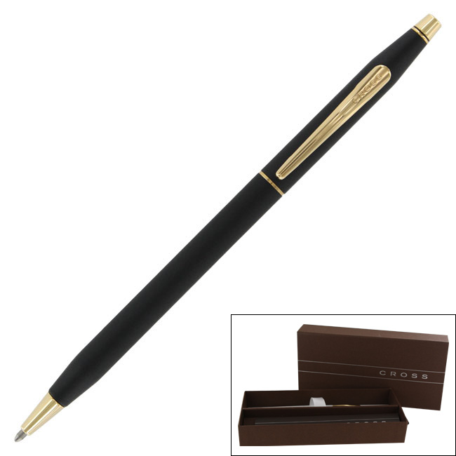Cro2502 Classic Century Ballpoint Retractable Pen, Black Ink, Medium Point, Ea
