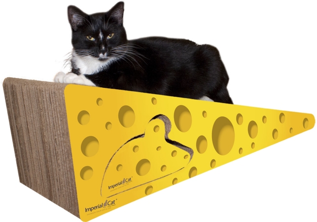 Imperial Cat 01101C Giant Shapes Food Scratcher Cheese