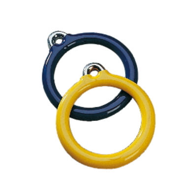A172y Commercial 6 In. Trapeze Plastisol Ring - Yellow