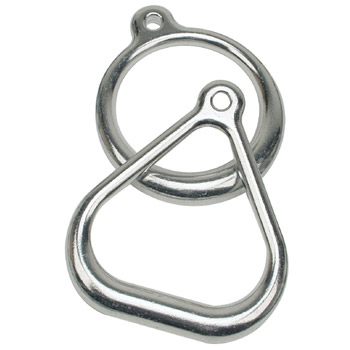 A180 Commercial Polished Aluminum Triangle Ring