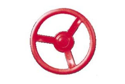 Asw-r Residential Plastic Steering Wheel - Red