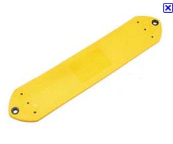 S181y Residential Polymer Overseas Strap Seat - Yellow