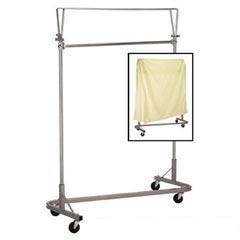 R&b Wire 731 Portable Stacking Garment Rack Nylon Cover And Frame - Blue