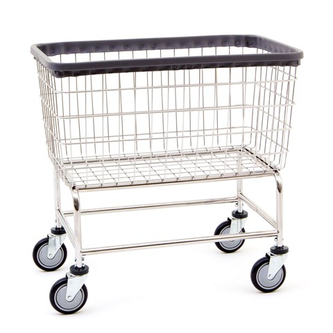 R&B Wire 200F Large Capacity Wire Frame Metal Laundry Cart R&B Wire 200F Large Capacity Wire Frame Metal Laundry Cart
