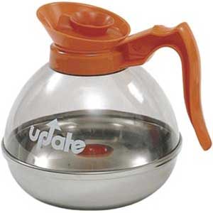 Update International CD8890OR Unbreakable Decaf Coffee Decanters