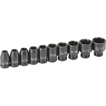 . Gy9710 .25 In. Surface Drive 10 Piece Standard Set