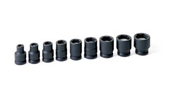 . Gy1209g .38 In. Drive 9 Pc Magnetic Impact Socket Set