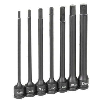 . Gy1267mh .38 In. Drive 7 Piece 6 In. Length Metric Hex Driver Set