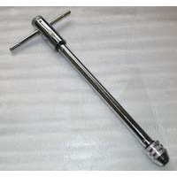 0.25 In. Ratcheting Tap Wrench Thandle Style 10 In. Length